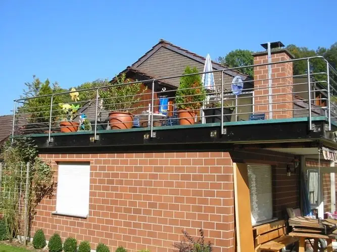 Nerezová zábradlí a schodiště