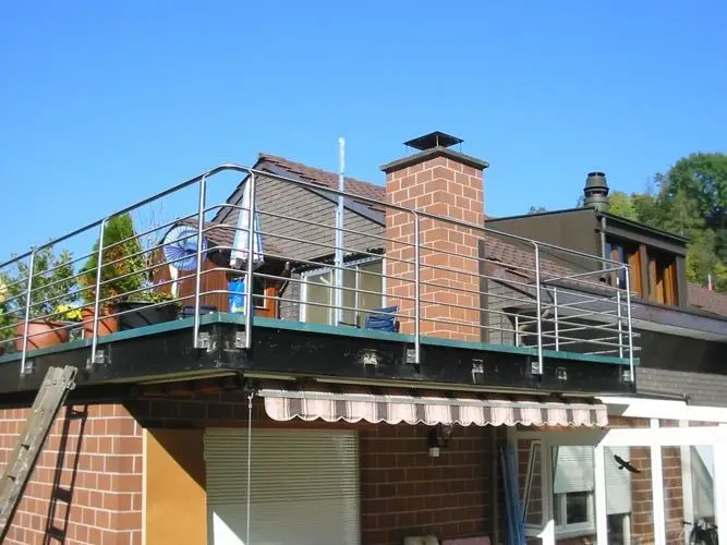 Nerezová zábradlí a schodiště