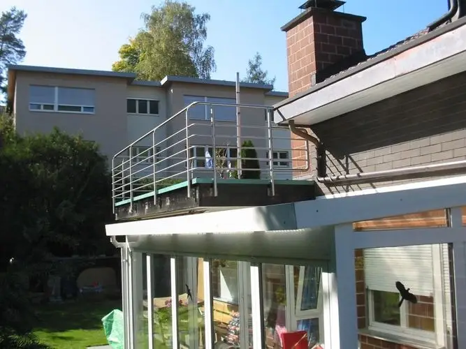 Nerezová zábradlí a schodiště